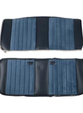 BROTHERS Trucks C/K Seat Upholstery Kit - Standard Pleat Cloth/Vinyl - Navy                                     - 05-312 - Image 4