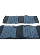 BROTHERS Trucks C/K Seat Upholstery Kit - Standard Pleat Cloth/Vinyl - Navy                                     - 05-312 - Image 2