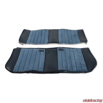 BROTHERS Trucks C/K Seat Upholstery Kit - Standard Pleat Cloth/Vinyl - Navy - 05-312