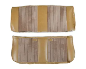 BROTHERS Trucks C/K Seat Upholstery Kit - Standard Pleat Cloth/Vinyl - Tan