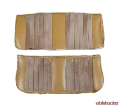 BROTHERS Trucks C/K Seat Upholstery Kit - Standard Pleat Cloth/Vinyl - Tan - 05-313