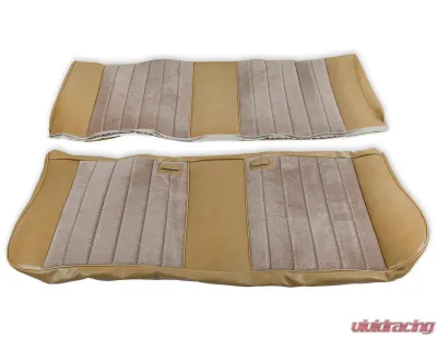 BROTHERS Trucks C/K Seat Upholstery Kit - Standard Pleat Cloth/Vinyl - Tan - 05-313