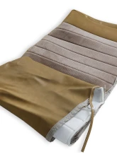 BROTHERS Trucks C/K Seat Upholstery Kit - Standard Pleat Cloth/Vinyl - Tan                                     - 05-313 - Image 5