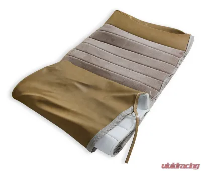 BROTHERS Trucks C/K Seat Upholstery Kit - Standard Pleat Cloth/Vinyl - Tan - 05-313