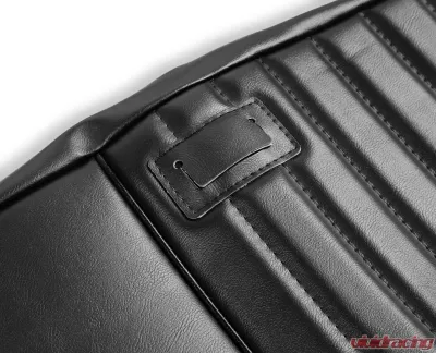 BROTHERS Trucks C/K Seat Upholstery Kit - Deluxe Pleat Vinyl - Black - 05-315
