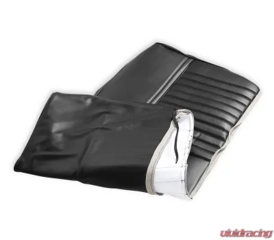 BROTHERS Trucks C/K Seat Upholstery Kit - Deluxe Pleat Vinyl - Black - 05-315