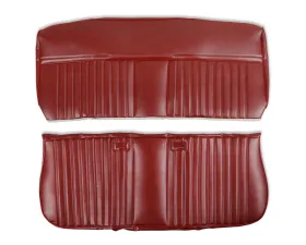 BROTHERS Trucks C/K Seat Upholstery Kit - Deluxe Pleat Vinyl - Maroon