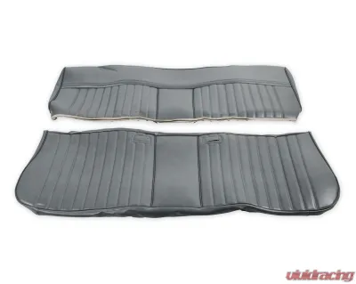 BROTHERS Trucks C/K Seat Upholstery Kit - Deluxe Pleat Vinyl - Charcoal - 05-319