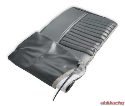 BROTHERS Trucks C/K Seat Upholstery Kit - Deluxe Pleat Vinyl - Charcoal - 05-319