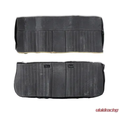 BROTHERS Trucks Seat Upholstery Kit - Deluxe Pleat Cloth/Vinyl - Black/Silver - 05-320