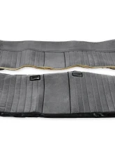 BROTHERS Trucks Seat Upholstery Kit - Deluxe Pleat Cloth/Vinyl - Black/Silver                                     - 05-320 - Image 2