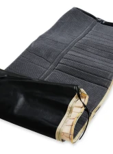 BROTHERS Trucks Seat Upholstery Kit - Deluxe Pleat Cloth/Vinyl - Black/Silver                                     - 05-320 - Image 5