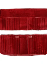 BROTHERS Trucks Seat Upholstery Kit - Deluxe Pleat Cloth/Vinyl - Maroon/Burgundy                                     - 05-321 - Image 6