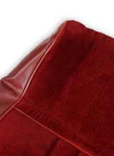 BROTHERS Trucks Seat Upholstery Kit - Deluxe Pleat Cloth/Vinyl - Maroon/Burgundy                                     - 05-321 - Image 4