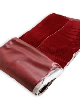 BROTHERS Trucks Seat Upholstery Kit - Deluxe Pleat Cloth/Vinyl - Maroon/Burgundy                                     - 05-321 - Image 5
