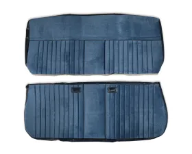 BROTHERS Trucks C/K Seat Upholstery Kit - Deluxe Pleat Cloth/Vinyl - Navy