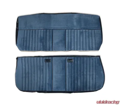 BROTHERS Trucks C/K Seat Upholstery Kit - Deluxe Pleat Cloth/Vinyl - Navy - 05-322