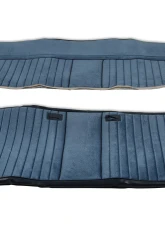 BROTHERS Trucks C/K Seat Upholstery Kit - Deluxe Pleat Cloth/Vinyl - Navy                                     - 05-322 - Image 2