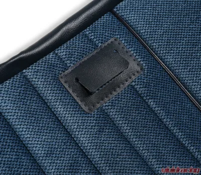 BROTHERS Trucks C/K Seat Upholstery Kit - Deluxe Pleat Cloth/Vinyl - Navy - 05-322