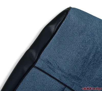 BROTHERS Trucks C/K Seat Upholstery Kit - Deluxe Pleat Cloth/Vinyl - Navy - 05-322