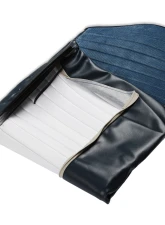 BROTHERS Trucks C/K Seat Upholstery Kit - Deluxe Pleat Cloth/Vinyl - Navy                                     - 05-322 - Image 5