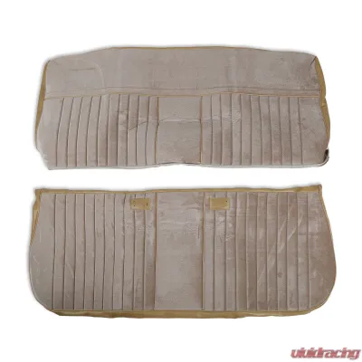 BROTHERS Trucks C/K Seat Upholstery Kit - Deluxe Pleat Cloth/Vinyl - Tan - 05-323