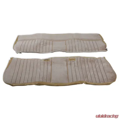 BROTHERS Trucks C/K Seat Upholstery Kit - Deluxe Pleat Cloth/Vinyl - Tan - 05-323