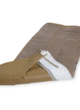 BROTHERS Trucks C/K Seat Upholstery Kit - Deluxe Pleat Cloth/Vinyl - Tan                                     - 05-323 - Image 5