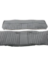 BROTHERS Trucks Seat Upholstery Kit - Deluxe Pleat Cloth/Vinyl - Grey/Charcoal                                     - 05-324 - Image 2