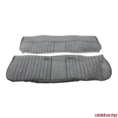 BROTHERS Trucks Seat Upholstery Kit - Deluxe Pleat Cloth/Vinyl - Grey/Charcoal - 05-324