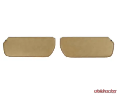 Brothers Trucks Sunvisors Foam Backed Vinyl Tan Pair for 1973-1991 C/K Series & Blazer - 05-342