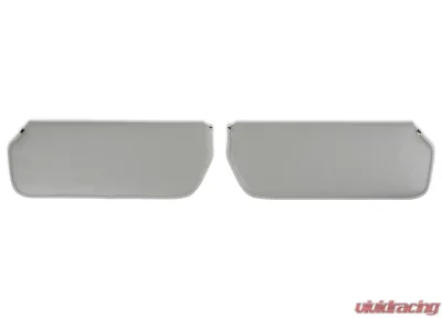 Brothers Trucks Sunvisors Foam Backed Vinyl Grey Pair for 1973-1991 C/K Series & Blazer - 05-343
