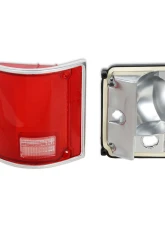 BROTHERS Trucks C/K Tail Lamp Lens & Housing - w/ Chrome Trim - LH                                     - 07-109 - Image 4