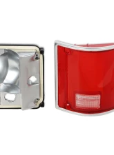 BROTHERS Trucks C/K Tail Lamp Lens & Housing - w/ Chrome Trim - RH                                     - 07-110 - Image 4