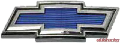 Brothers Trucks Grille Emblem - Bowtie - Blue/Chrome - Each - C9124-71