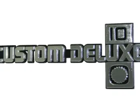 Brothers Trucks Fender Emblems - Custom Deluxe 10 - Pair