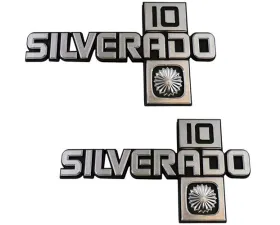 Brothers Trucks Chevy Fender Emblems - Silverado 10 - Pair