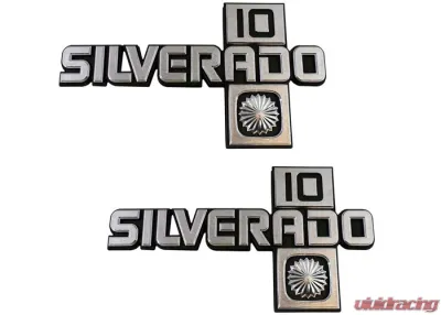 Brothers Trucks Chevy Fender Emblems - Silverado 10 - Pair - FE87SV1