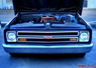 Brothers Trucks Radiator Support Grille Cover Black for 1969-1972 Chevy/GMC C/K Series - GSC72BK69-72