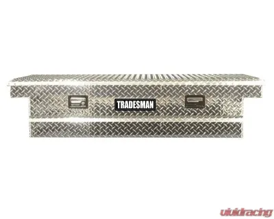 Tradesman Aluminum Economy Cross Bed Truck Tool Box (60in.) - Brite - 111002T
