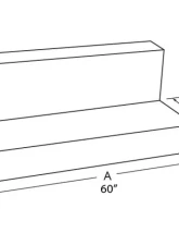 Tradesman Aluminum Full Size Rectangular Liquid Storage Tank Brite                                     - 3110 - Image 2