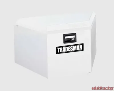 Tradesman Steel Trailer Tongue Storage Box 16" White - 6220