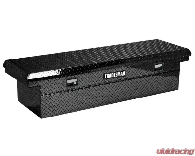 Tradesman Aluminum Economy Cross Bed Low-Profile Truck Tool Box 60" Black - 7111002LP