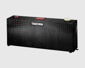 Tradesman Aluminum Rectangular Liquid Storage Tank 55 Gallon Black