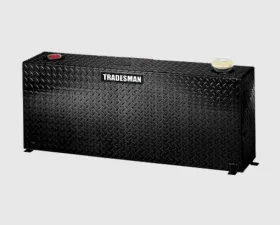 Tradesman Aluminum L-Shape Liquid Storage Tank 80 Gallon Black