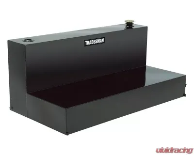 Tradesman Steel L-Shape Liquid Storage Tank 54" Full Size Black - 73592