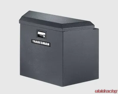 Tradesman Steel Trailer Tongue Storage Box 16" Black - 76220