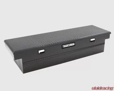 Tradesman Aluminum Single Lid Cross Bed Truck Tool Box (70in.) - Black - 79100T