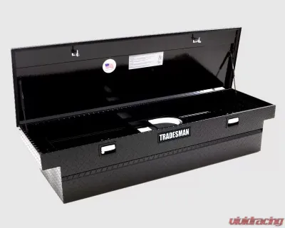 Tradesman Aluminum Single Lid Cross Bed Truck Tool Box 62.38" Black - 79304
