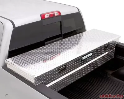 Tradesman Aluminum Single Lid Cross Bed Truck Tool Box 62.38" Black - 79304